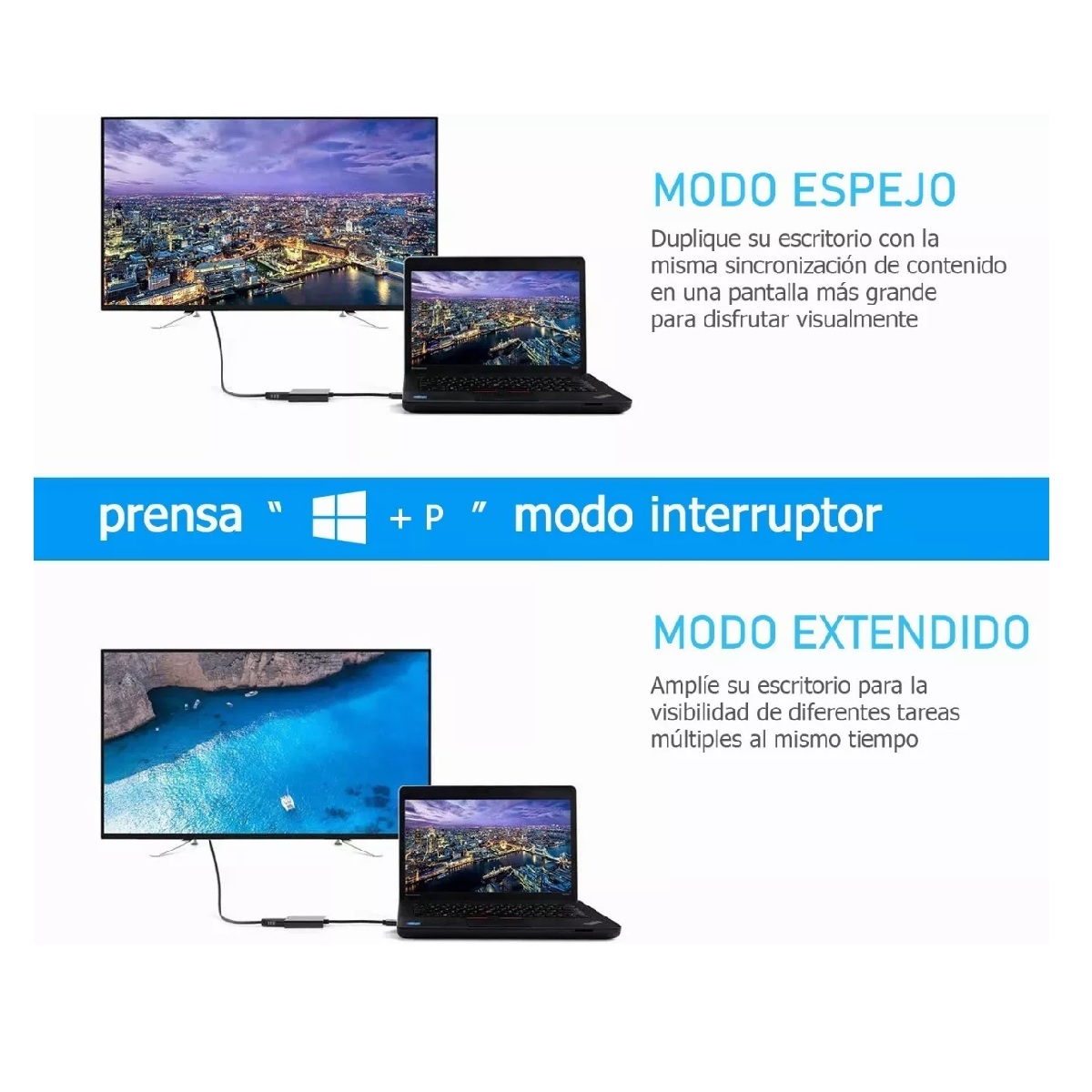 Convertidor Adaptador Usb 3.0 A Hdmi Full Hd