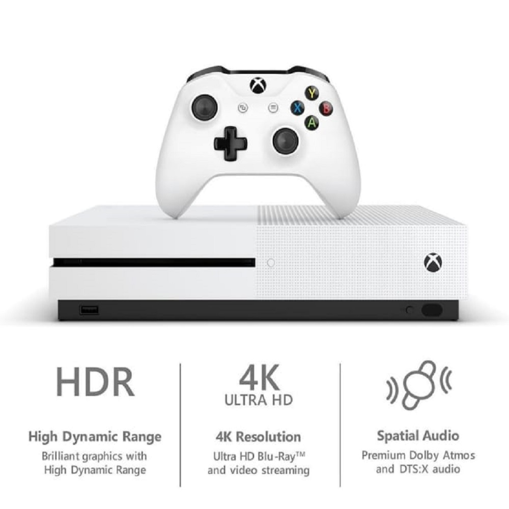 Microsoft Xbox One S 1TB Gears 5 Bundle color blanco