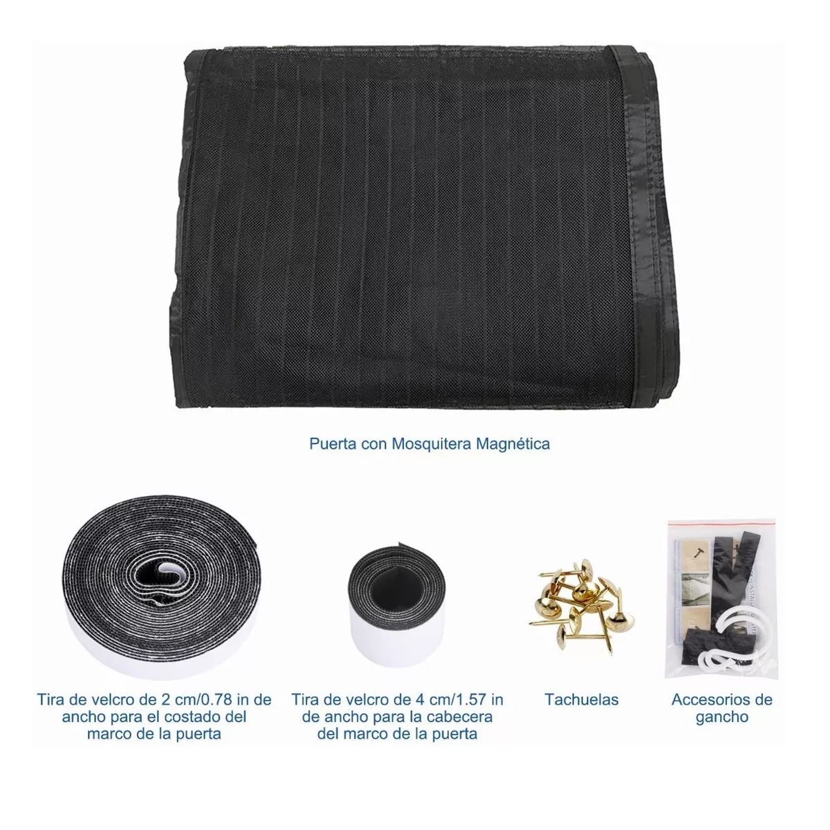 Cortina Magnética De Malla Mosquitero Para Puerta-mosquitero