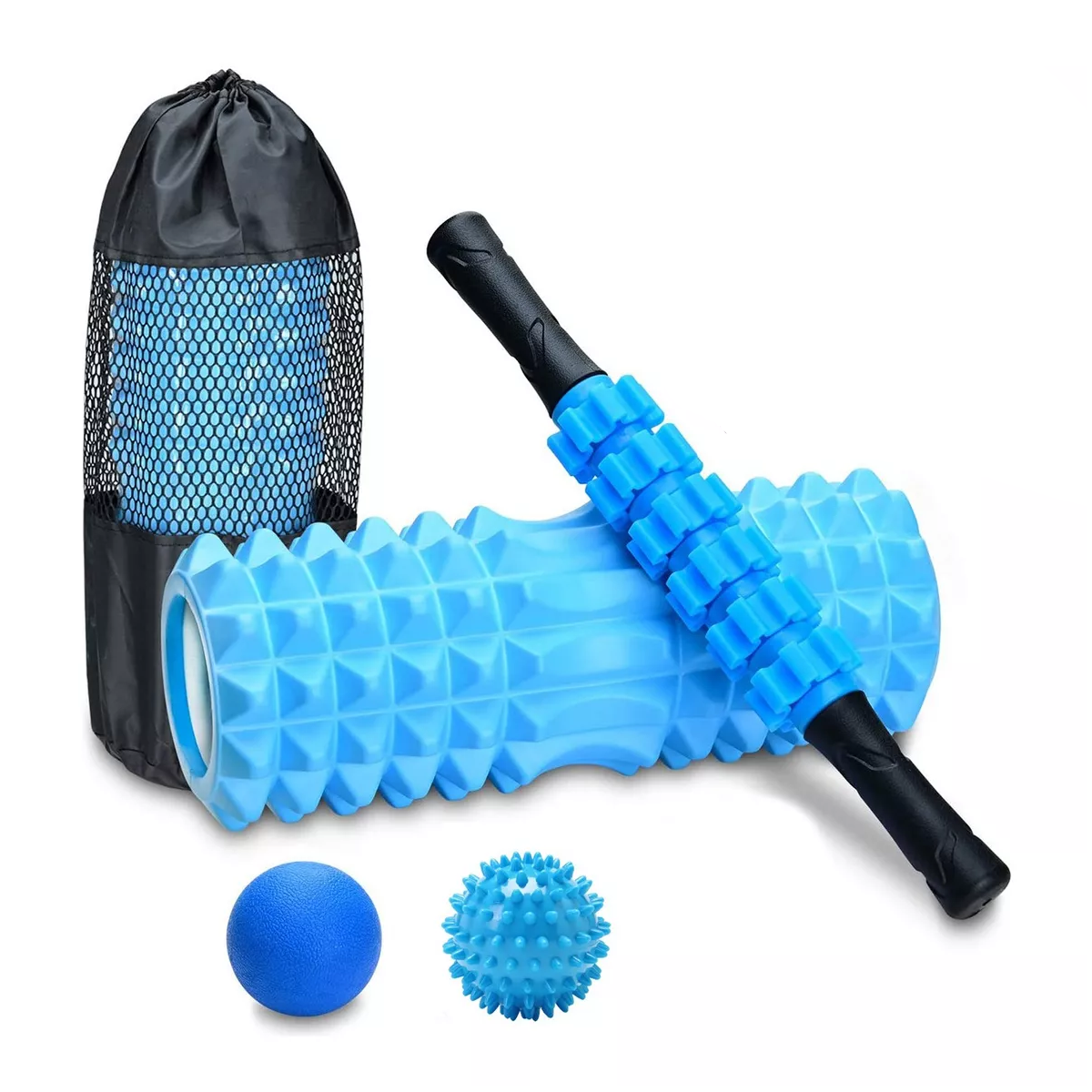 Juego De Masaje 4 En 1 Rodillo De Espuma Para Yoga Pilates