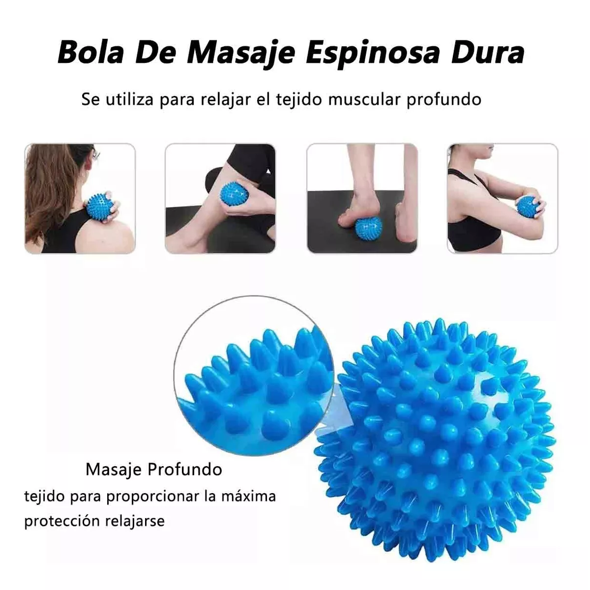 Juego De Masaje 4 En 1 Rodillo De Espuma Para Yoga Pilates