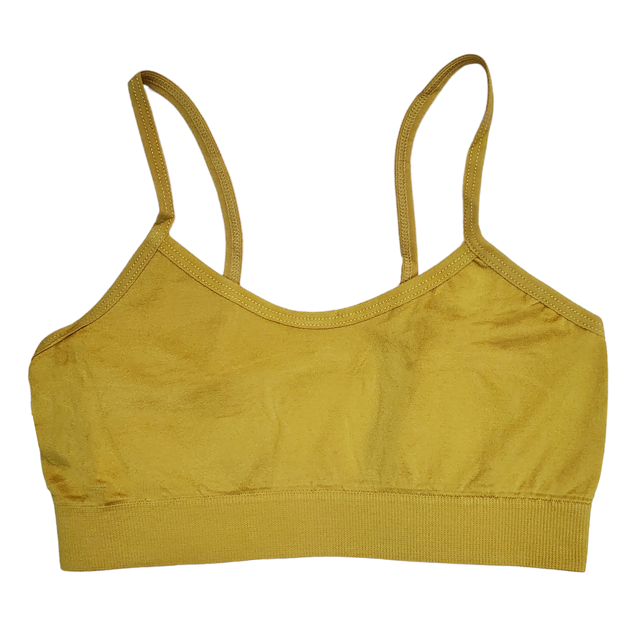 Corpiño Top Para Niña De Microfibra Tirante Delgado 6pz