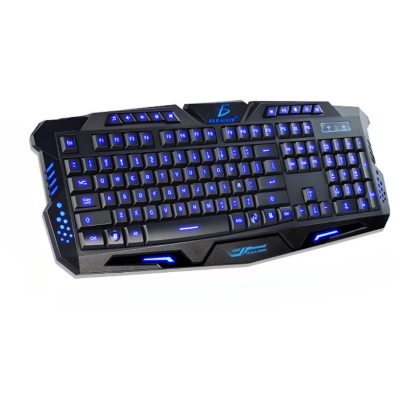 Teclado Gamer Rgb Alambrico Luz USB
