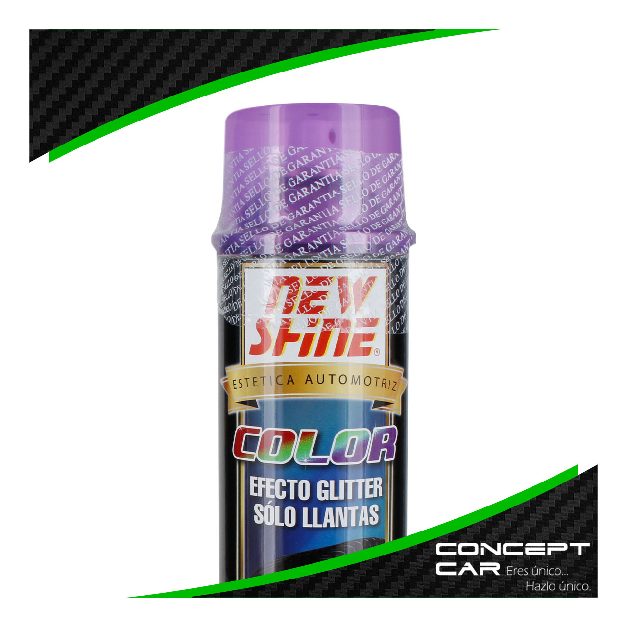 2 New Shine Abrillantador Efecto Glitter Brillo Colores Llanta