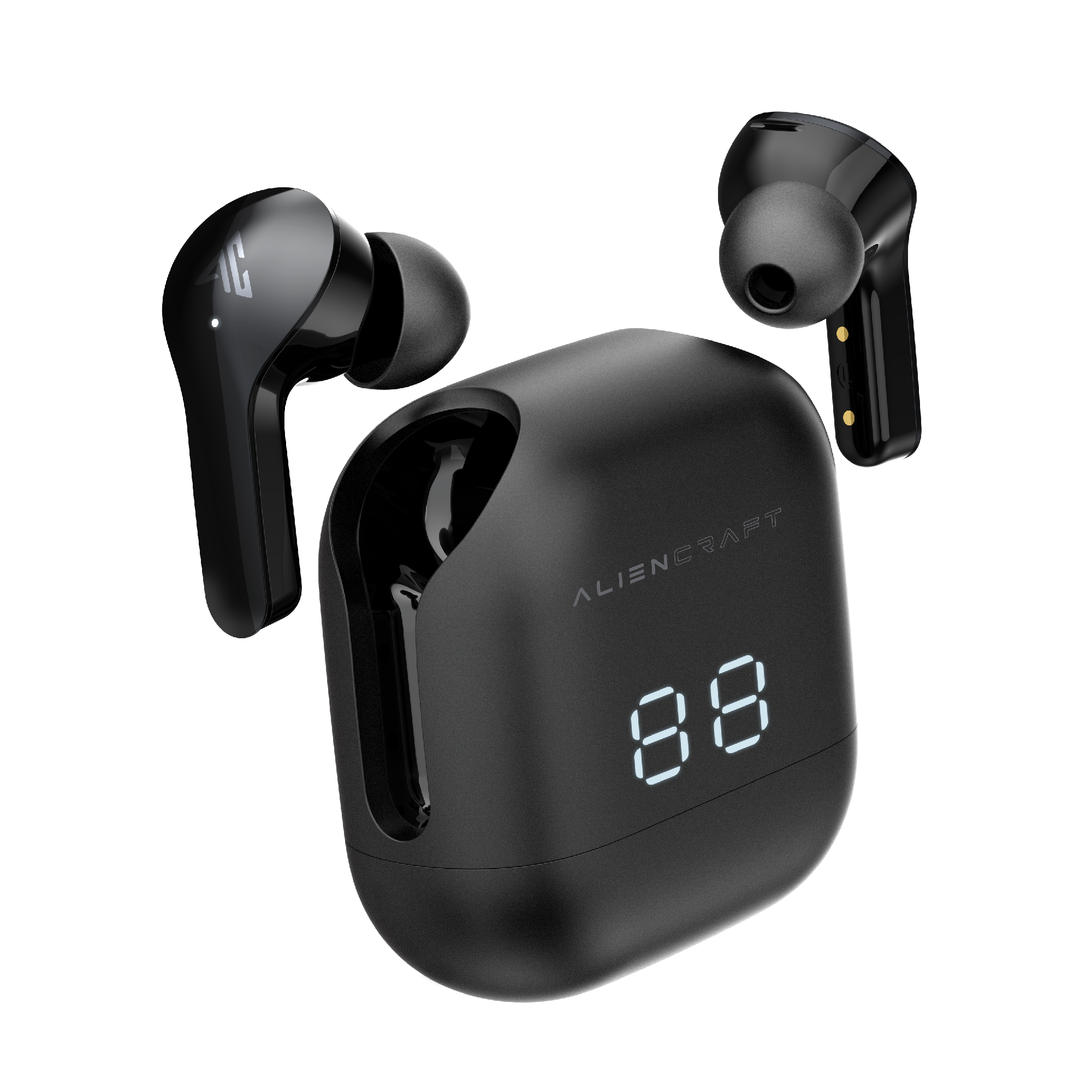 Audifonos True Wireless Aliencraft Q-VOLT negros