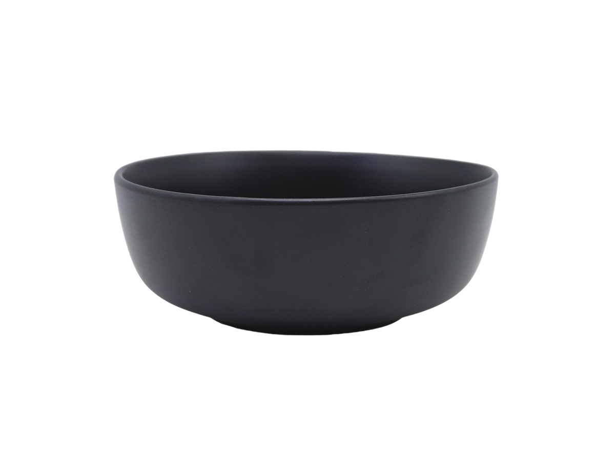 Vajilla 16 Piezas Royal Negra Cerámica Moderna Minimalista 4 Personas Chefmaker