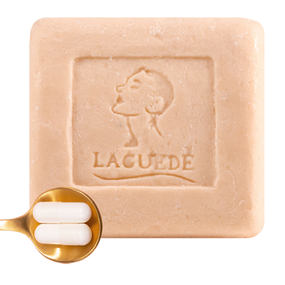 Jabón Natural Anti-edad de Colágeno 90g Laguede 4 Piezas