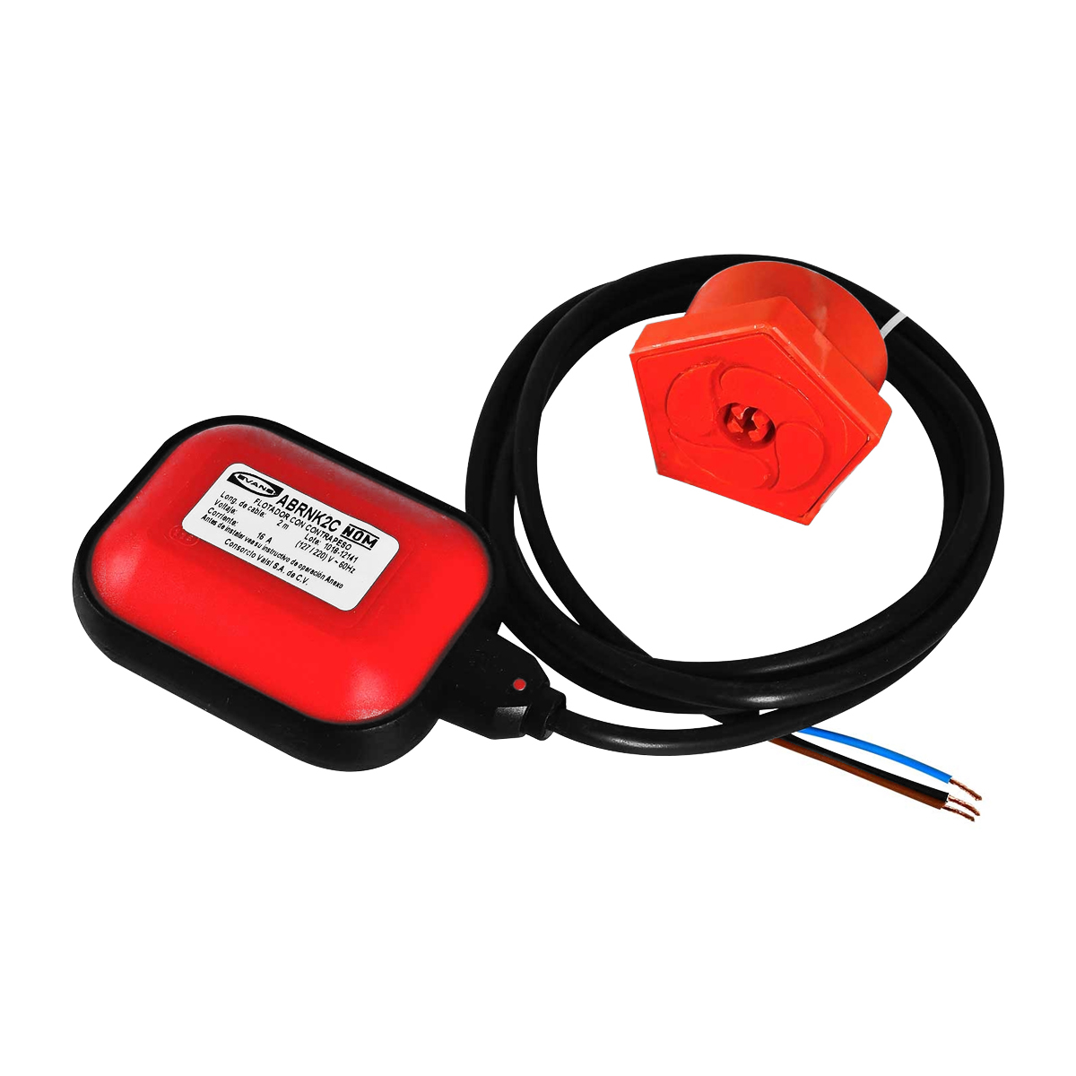 Flotador Tinaco 2 M Control Nivel 18 Amp C/C Evans Abrnk2C