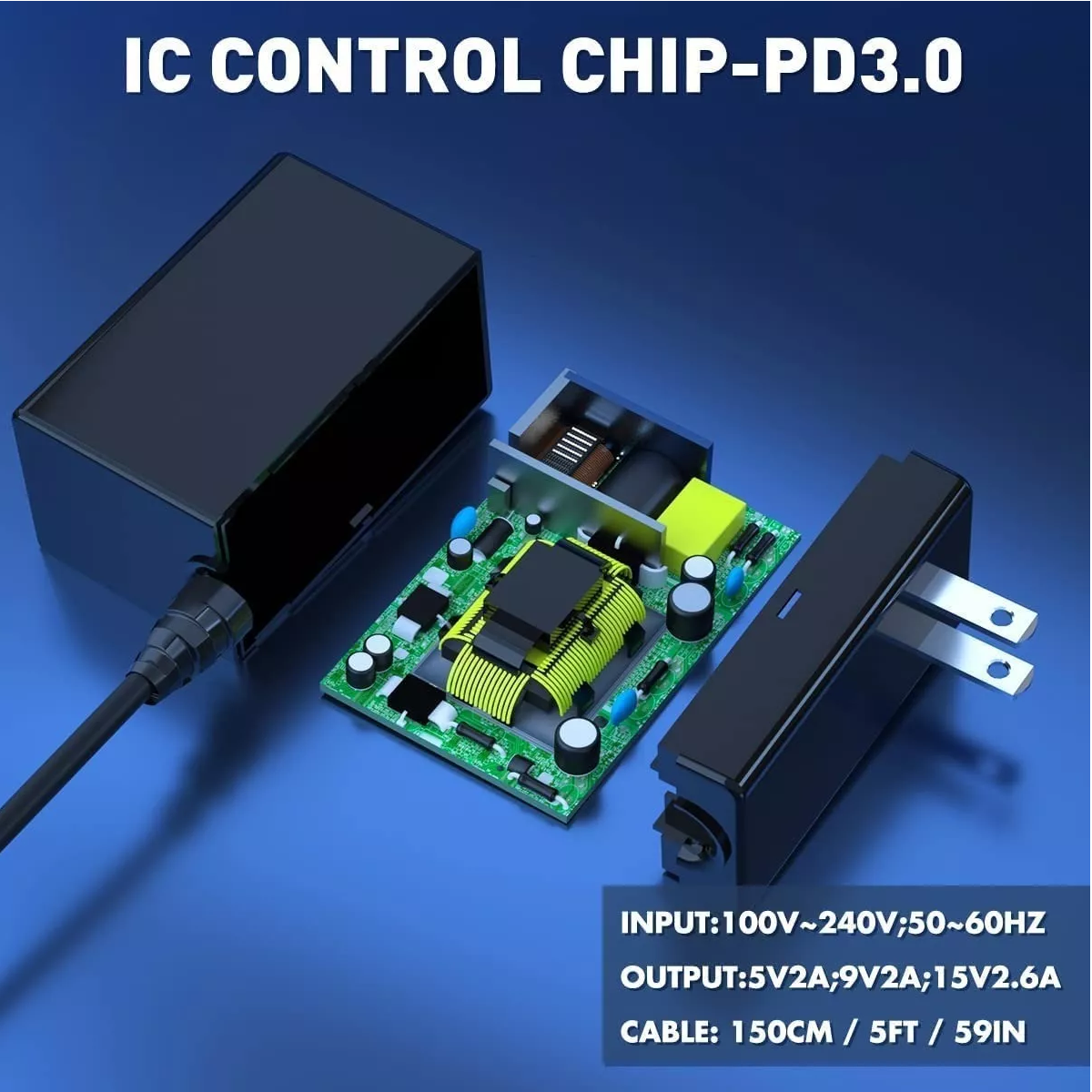 Cargador Para Nintendo Switch 5v 1.5a/ 15v 2.6a Ac Adaptador