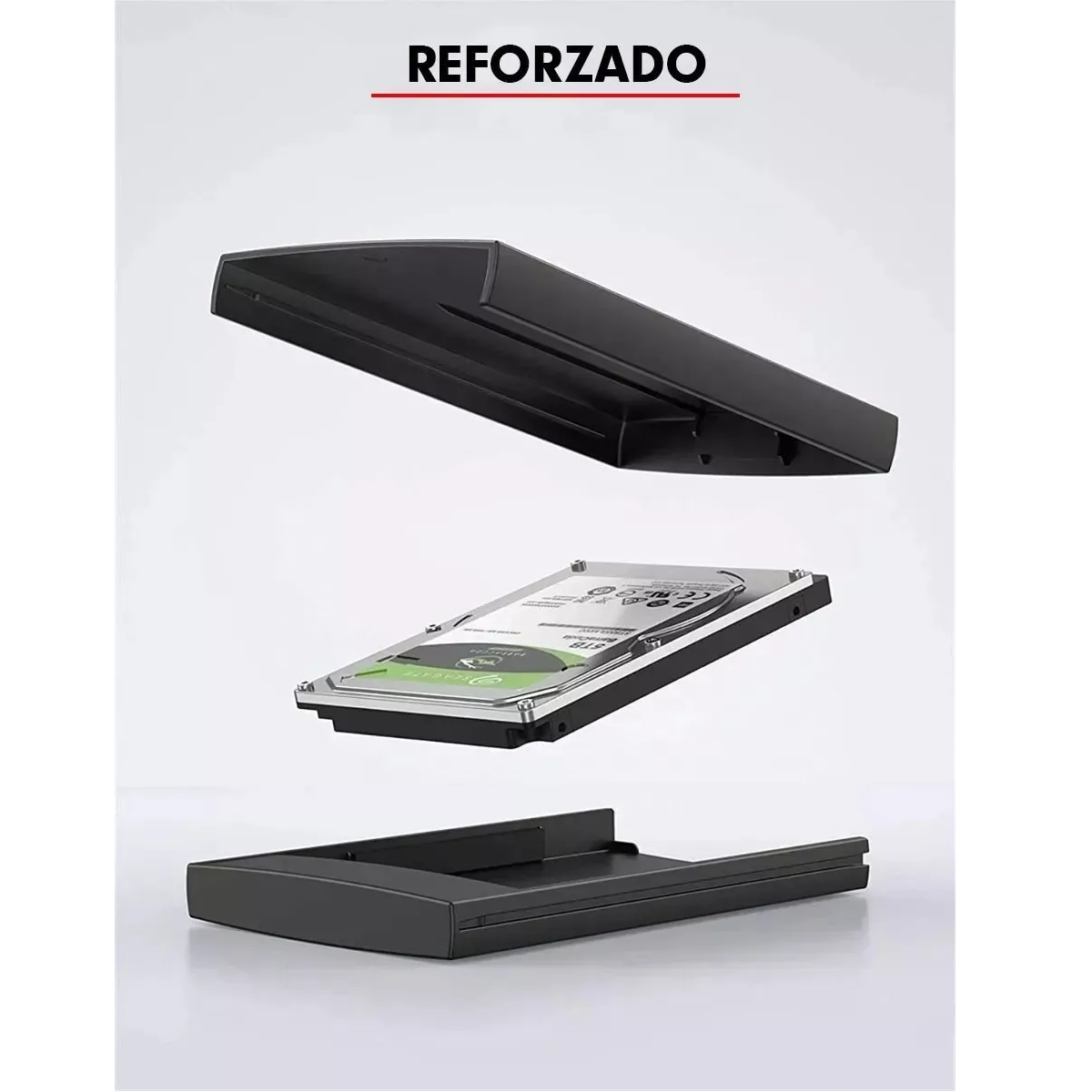 Gabinete Case Portatil Usb 3.0 Disco Duro Sata 2.5 Hdd 3tb