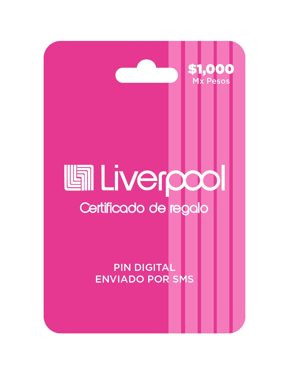 Liverpool Tarjeta prepago, Pin Digital