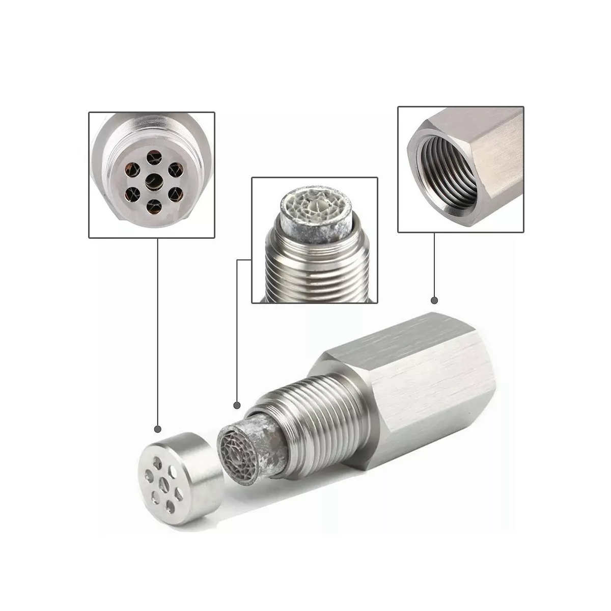 Mini Catalizador Sensor De Oxigeno Apaga Codigo P0420 P0430