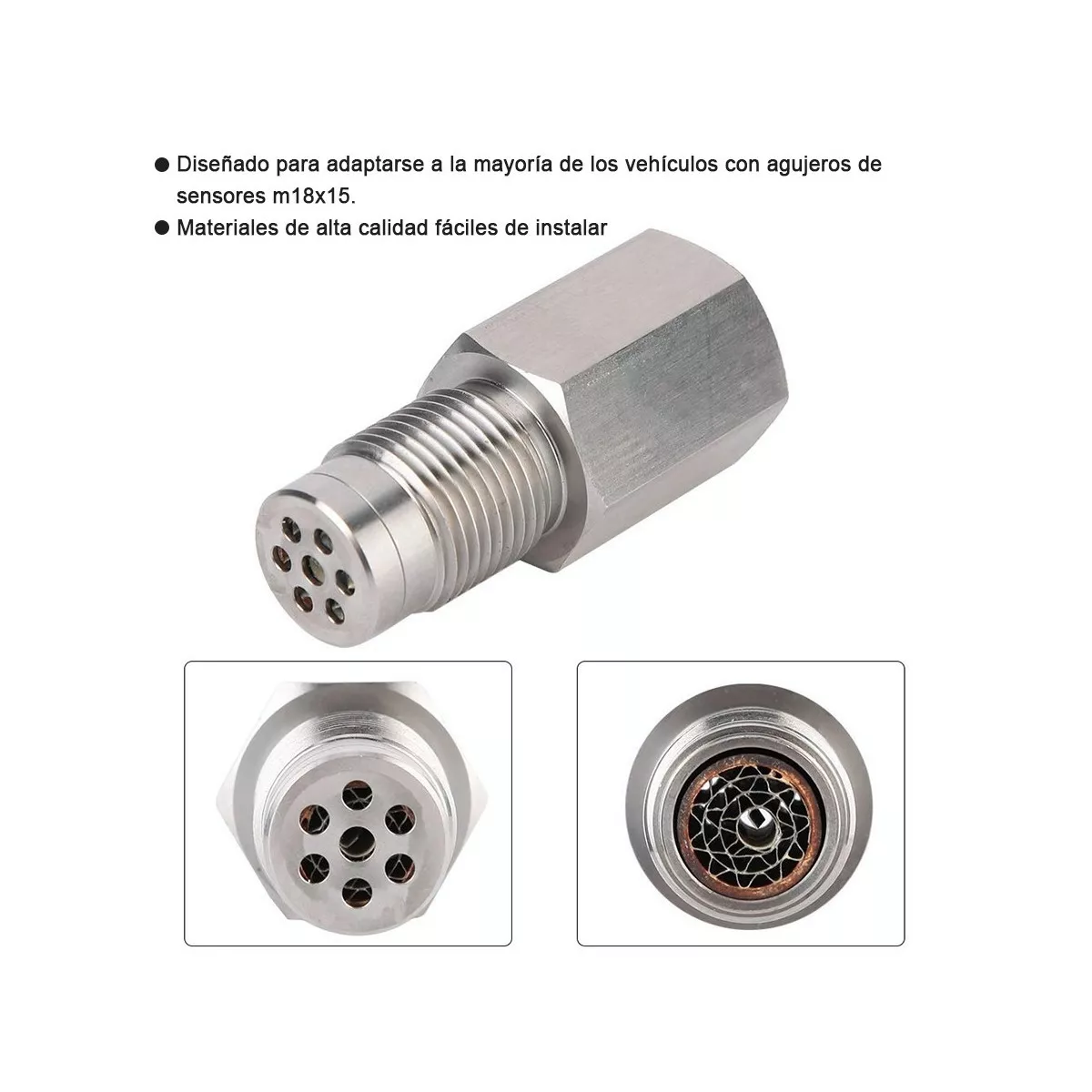 Mini Catalizador Sensor De Oxigeno Apaga Codigo P0420 P0430