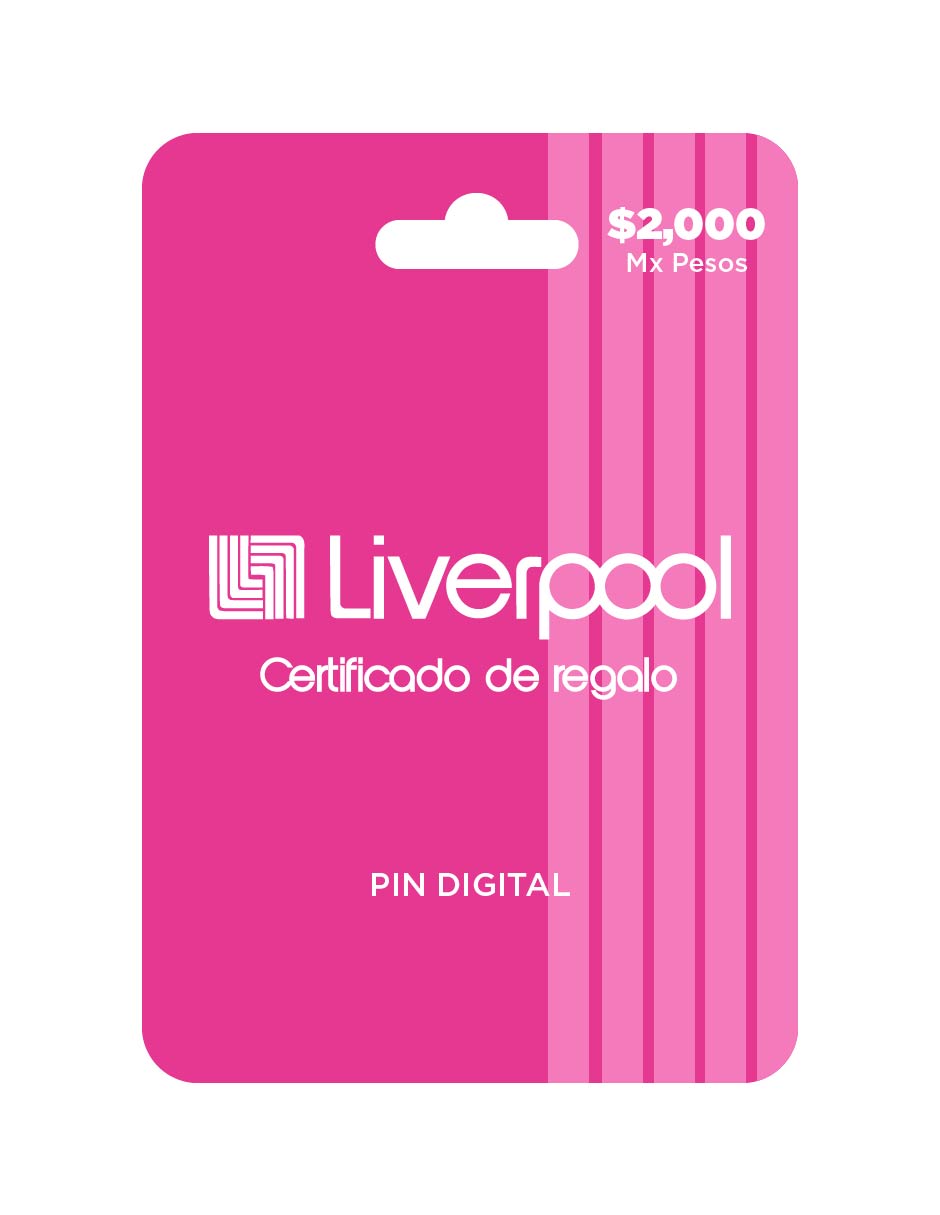 Liverpool tarjeta prepago, Pin Digital