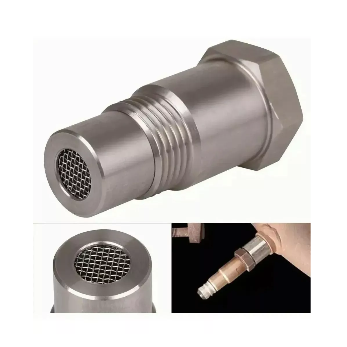 Mini Catalizador Sensor De Oxigeno Apaga Codigo P0420 P0430 Universal