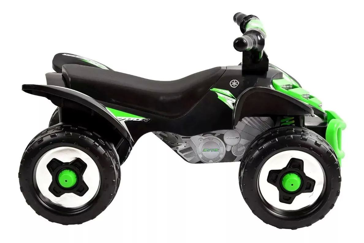 Correpasillos cuatrimoto montable Yamaha Negro