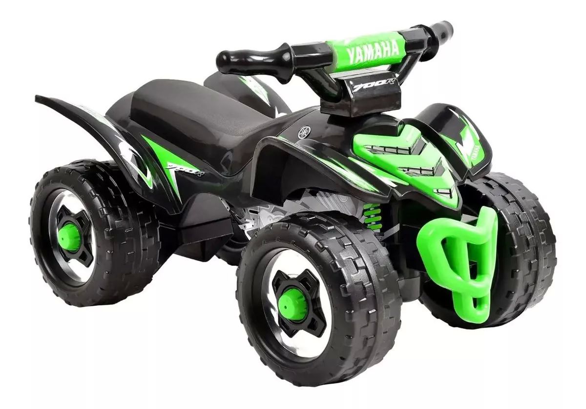 Correpasillos cuatrimoto montable Yamaha Negro