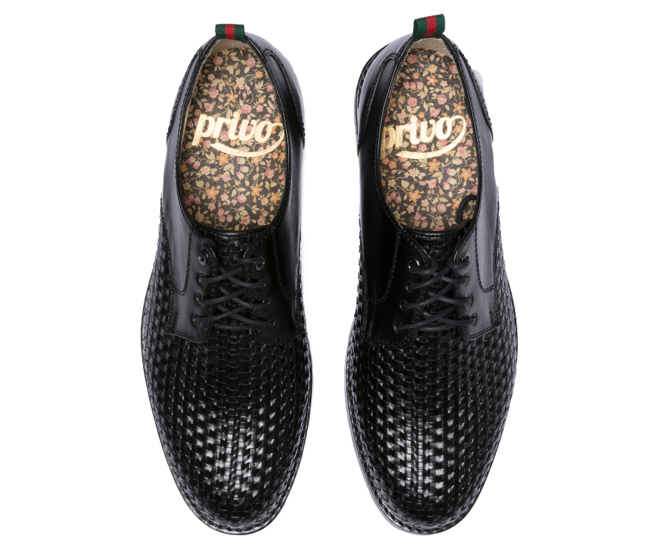 Calzado de vestir para hombre Privo color negro calidad excepcional