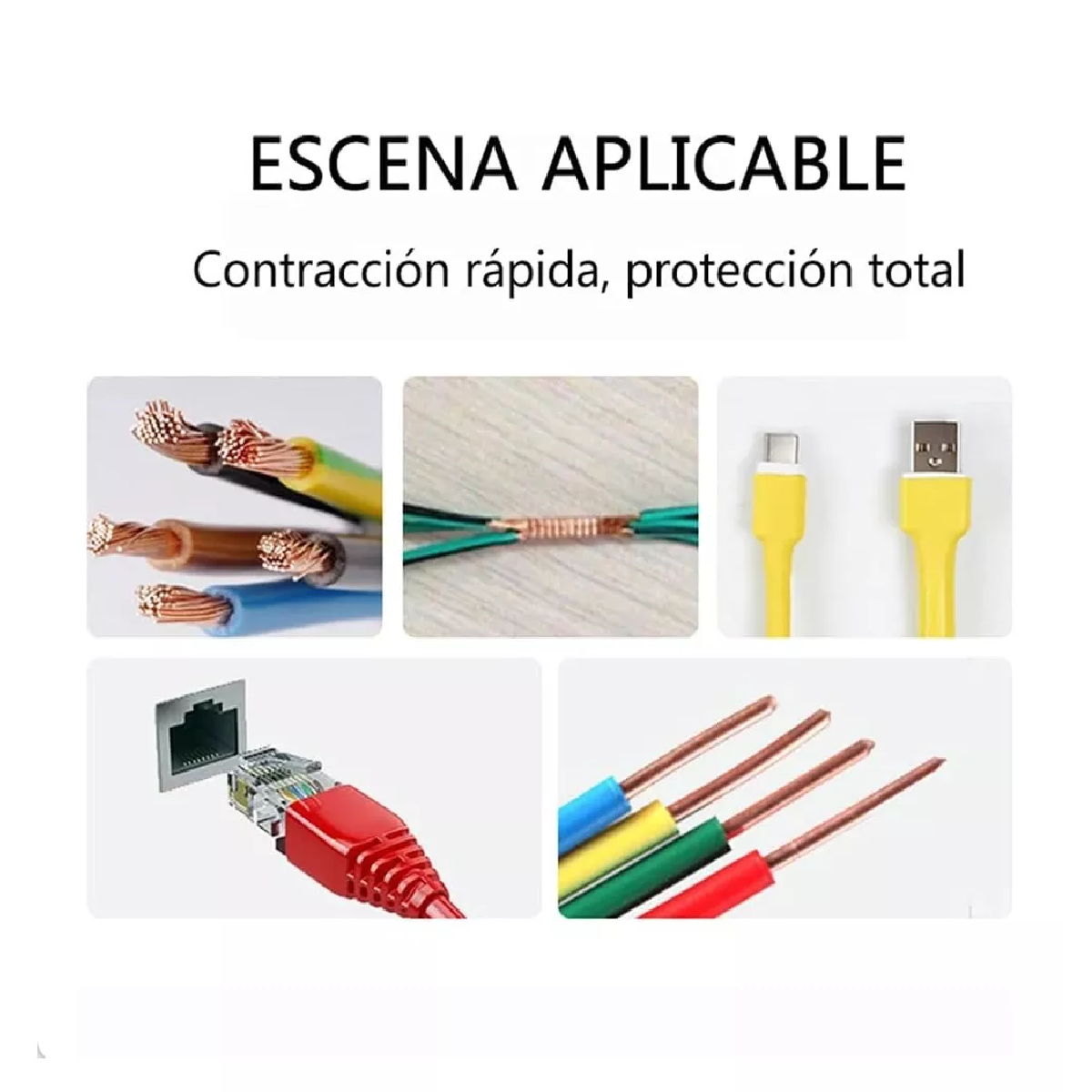 Kit Tubo Termoretractil Multimedidas Aislante Con Caja