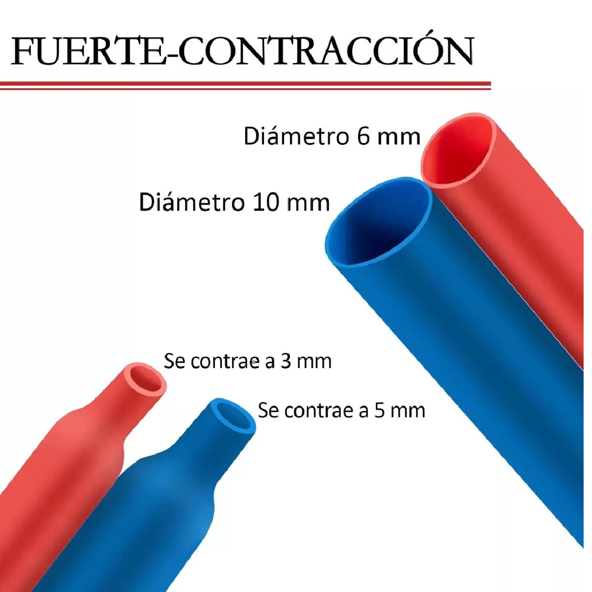 Kit Tubo Termoretractil Multimedidas Aislante Con Caja