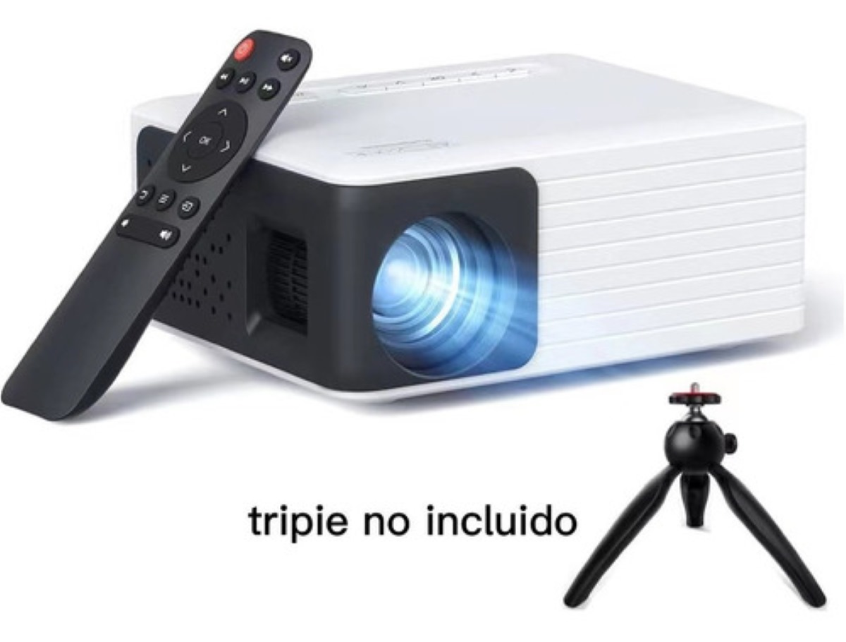 Mini Proyector Yoton Portatil Soporte 1080p Y 120 Pulgadas Blanco
