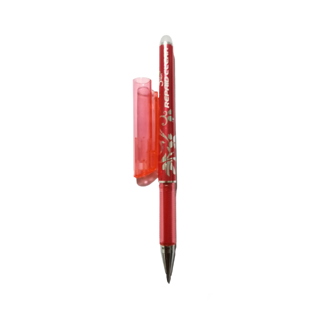 Set de 12 plumas de tinta Roja Borrable 