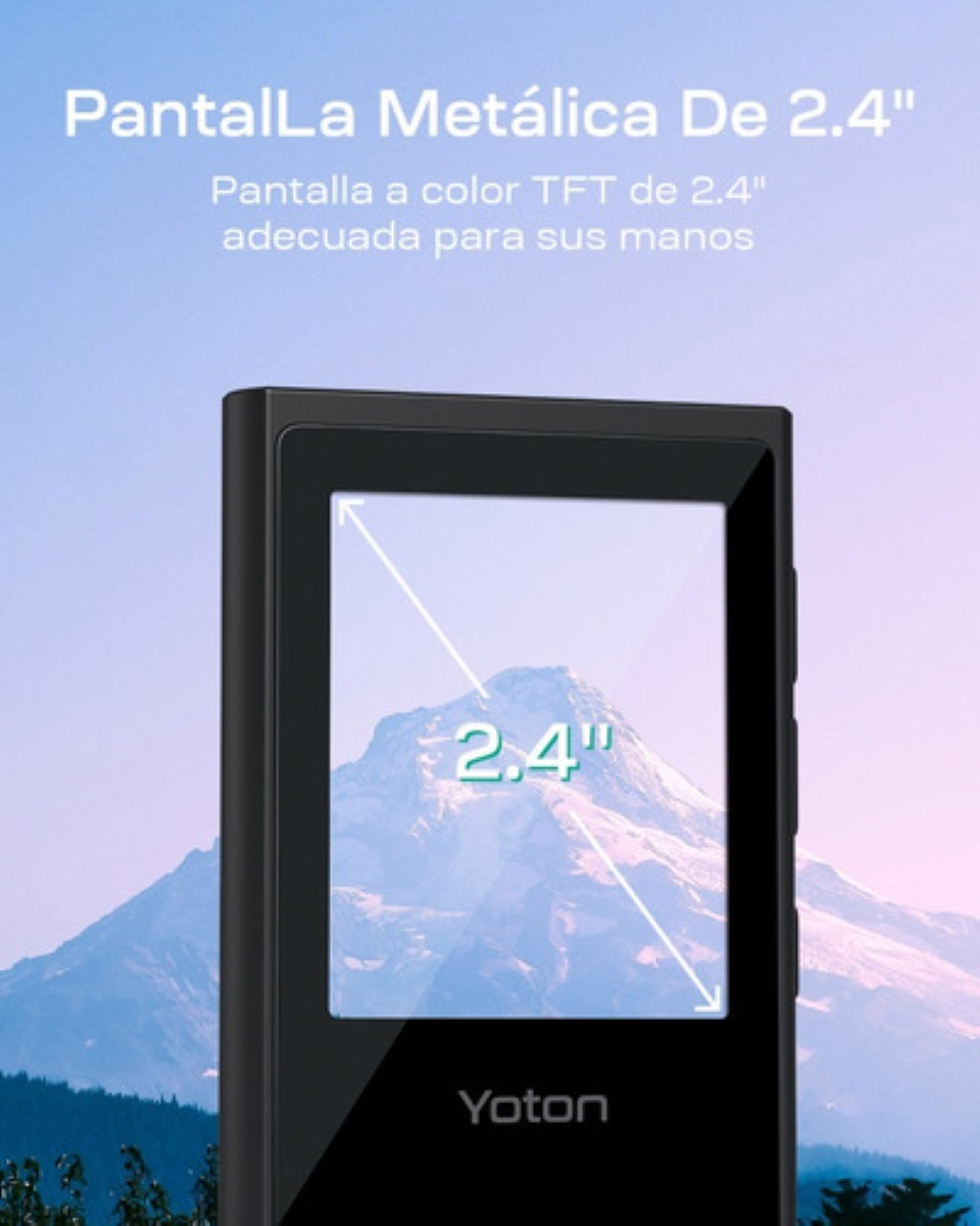 Reproductor Mp3 Bluetooth Pantalla Táctil Con Bocina Y 80gb Negro