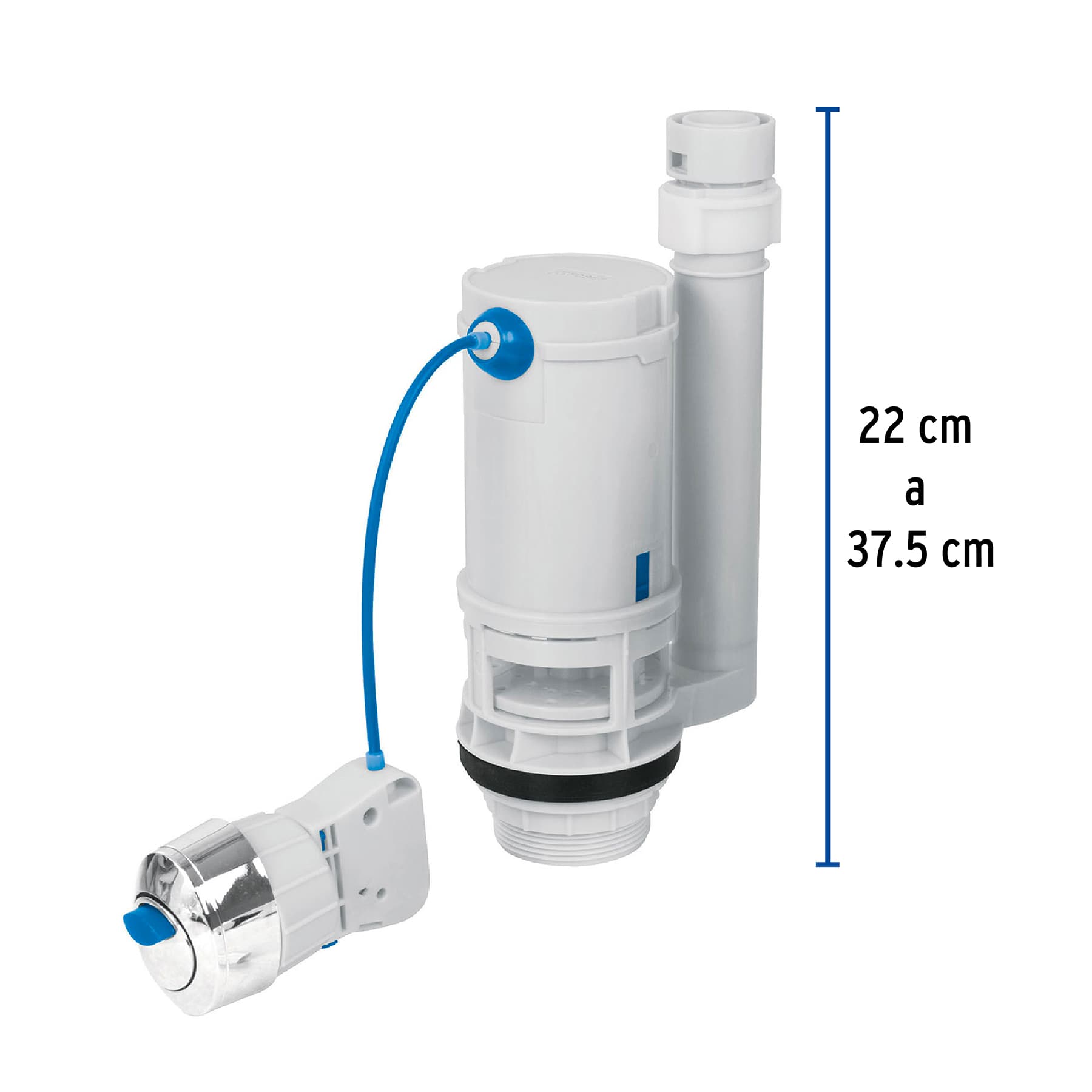 VÁLVULA DE DESCARGA SISTEMA DUAL PARA TANQUE BAJO, FOSET 