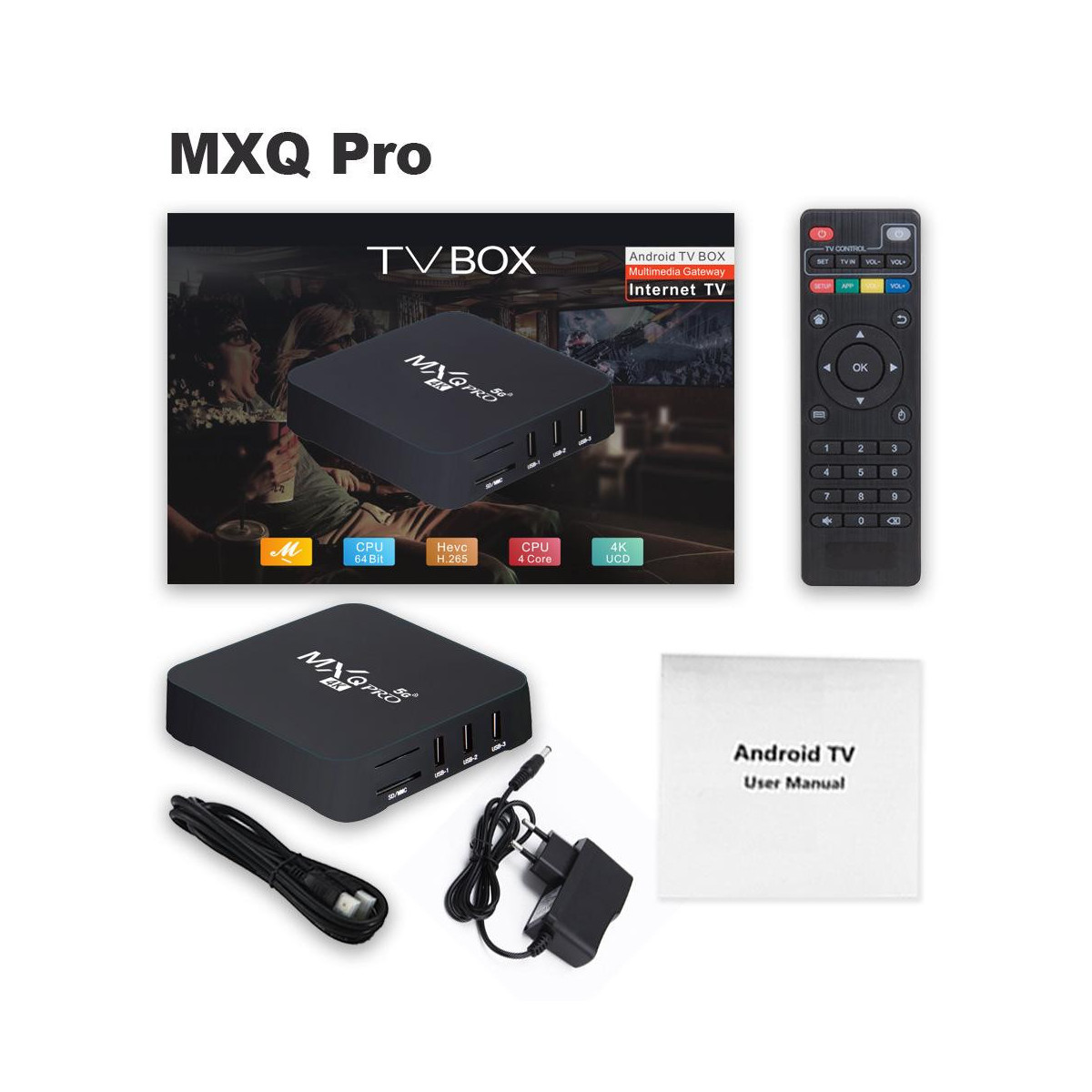 MXQ Pro 5G Android 10 TV Box: Convierte tu TV en Smart TV