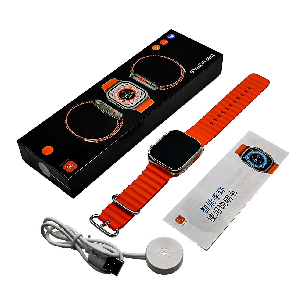 Smartwatch T900 Ultra 49mm Naranja