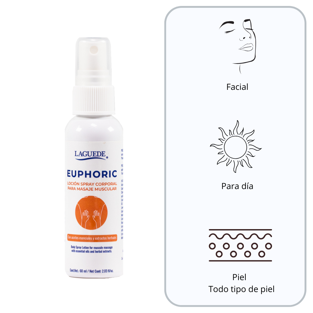 Aromaterapia Natural en Spray para Masaje Muscular Laguede