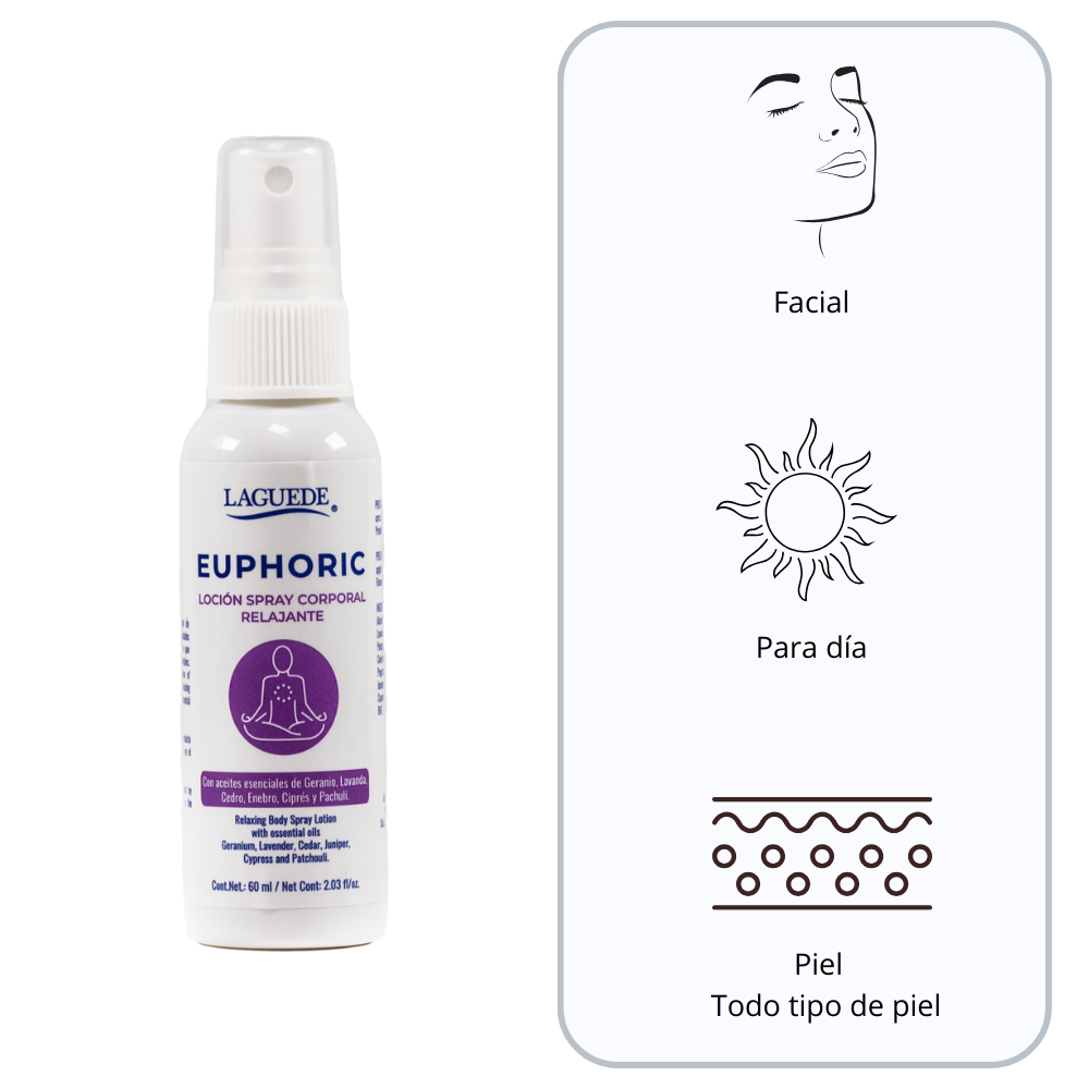 Aromaterapia Natural en Spray Corporal Relajante Laguede