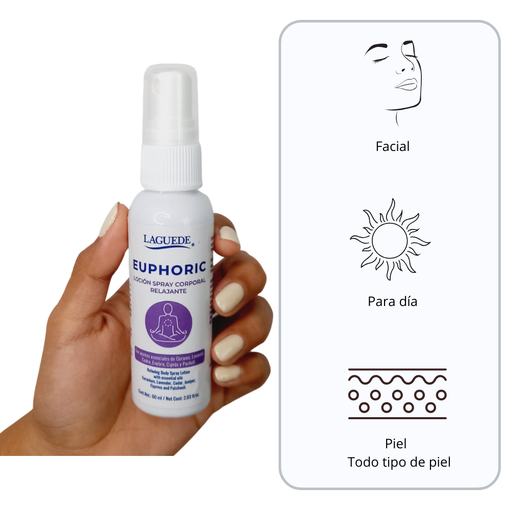 Aromaterapia Natural en Spray Corporal Relajante Laguede