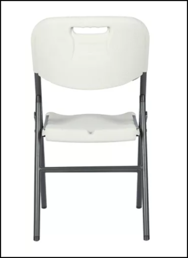 Set 6 Sillas Plegable Comoda Jardin Plastico Fiestas Blanco 