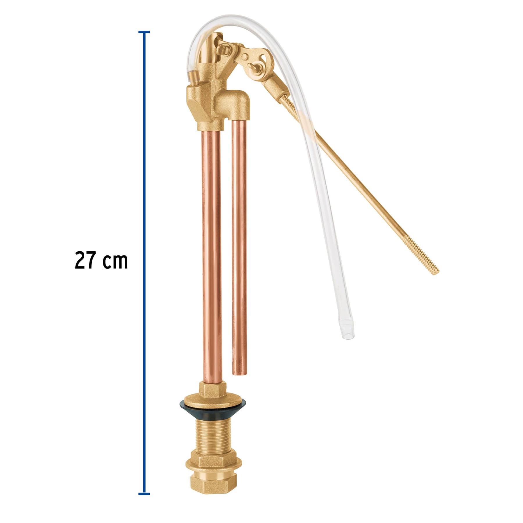 VÁLVULA DE LLENADO DE LATÓN PARA TANQUE BAJO, FOSET 49340