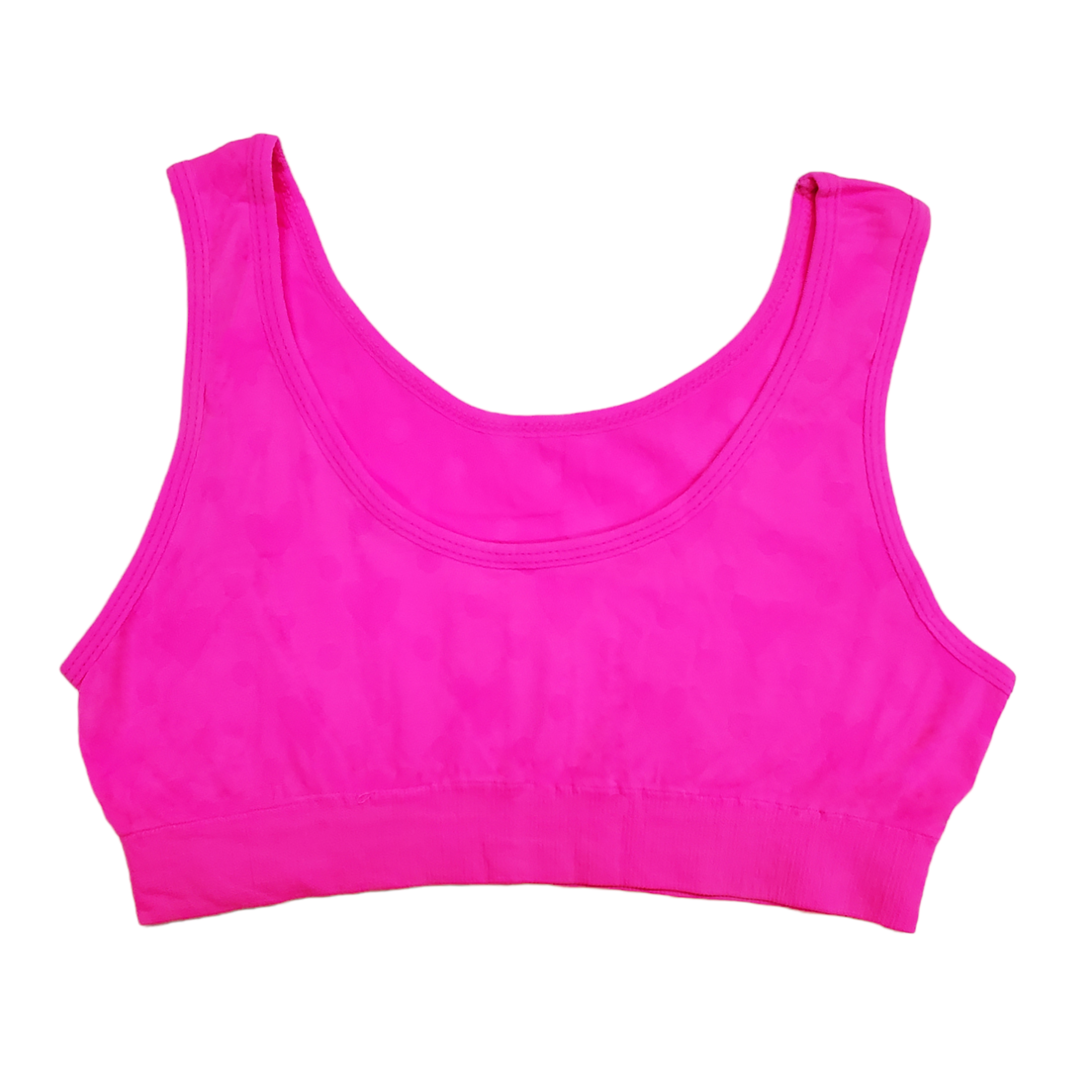 Corpiño Top Tirante Grueso Microfibra Para Niña 6pz