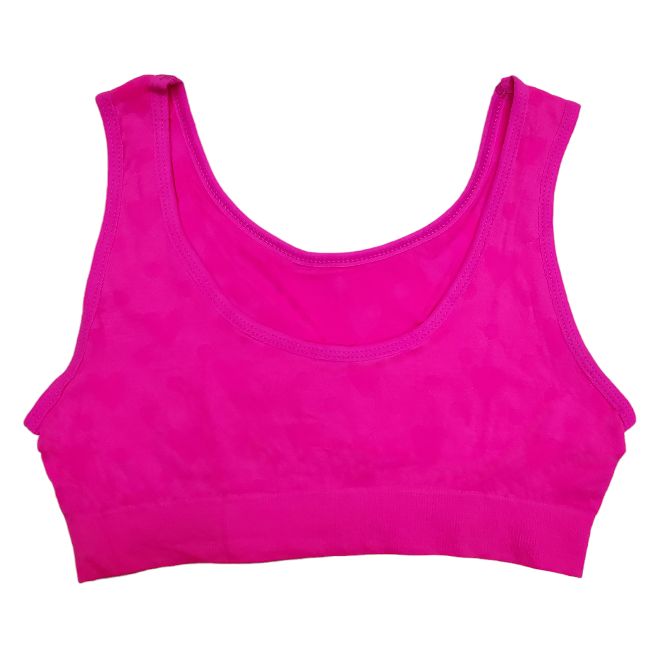 Corpiño Top Tirante Grueso Microfibra Para Niña 6pz