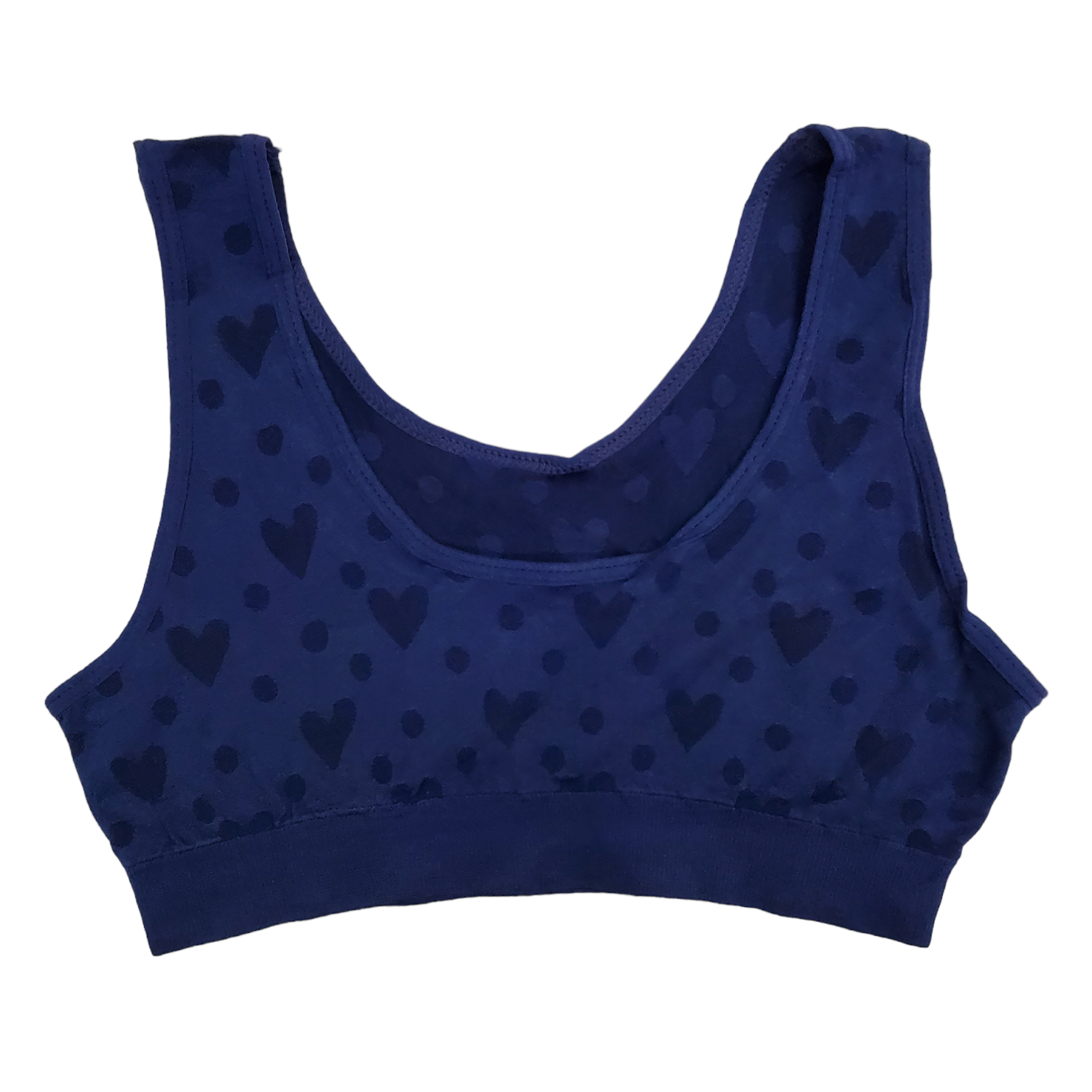 Corpiño Top Tirante Grueso Microfibra Para Niña 6pz