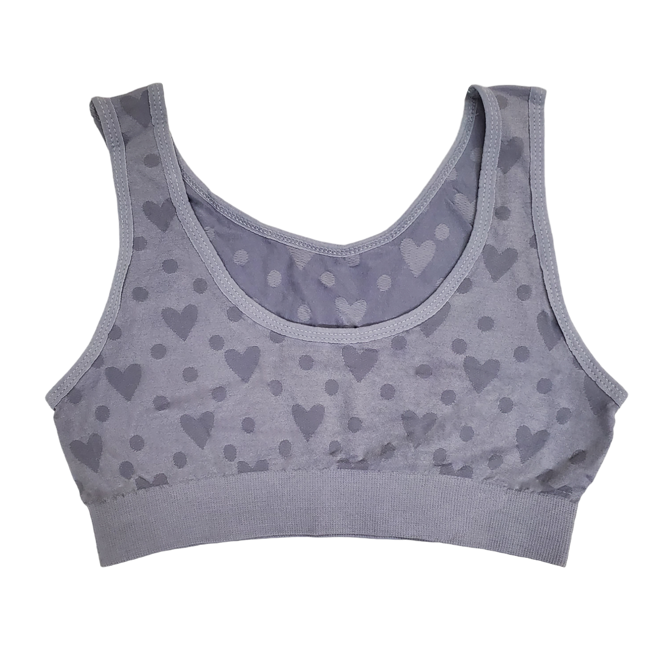 Corpiño Top Tirante Grueso Microfibra Para Niña 6pz