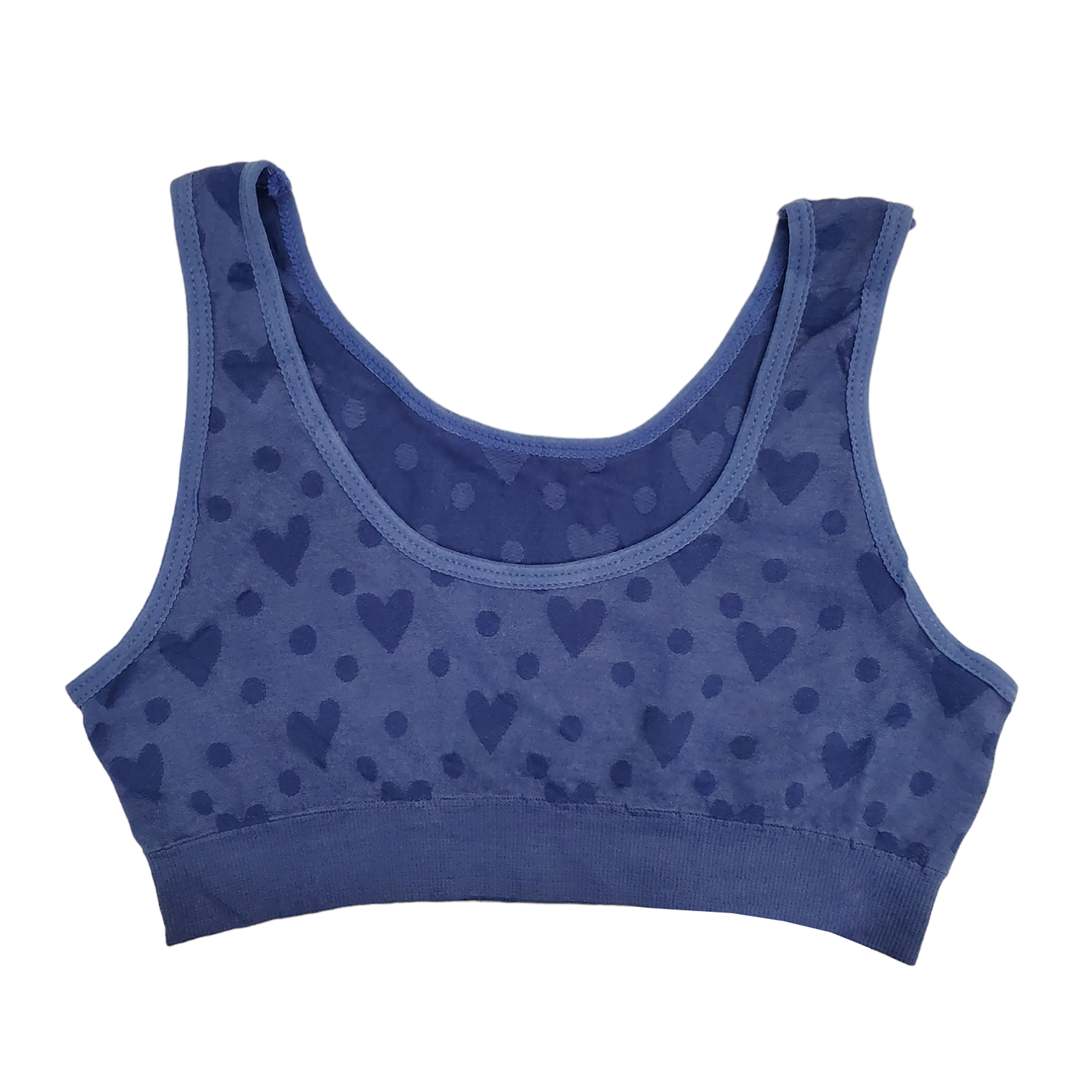 Corpiño Top Tirante Grueso Microfibra Para Niña 6pz