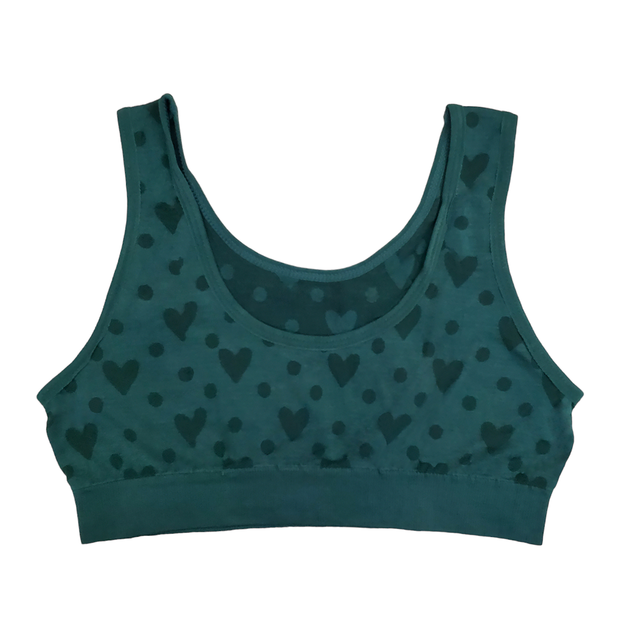 Corpiño Top Tirante Grueso Microfibra Para Niña 6pz