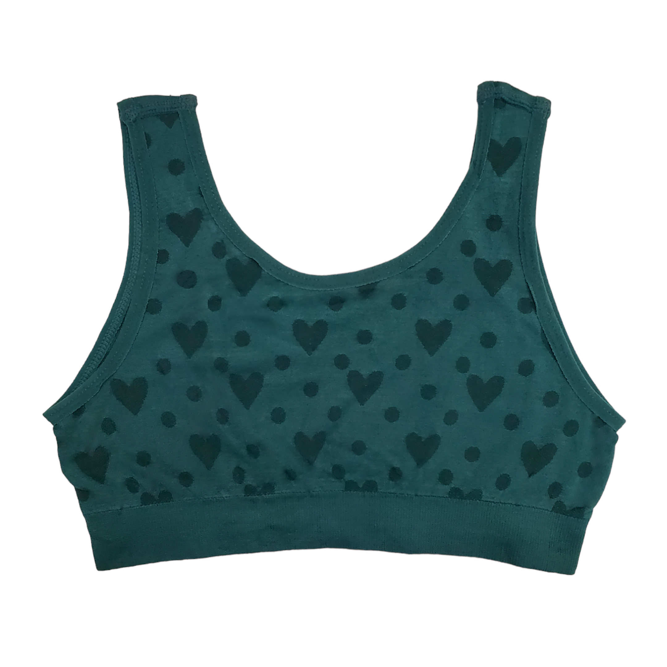 Corpiño Top Tirante Grueso Microfibra Para Niña 6pz