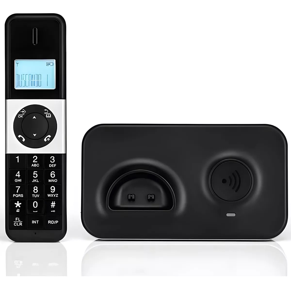 Teléfono Fijo Inalámbrico D1102b Con Contestador Automático