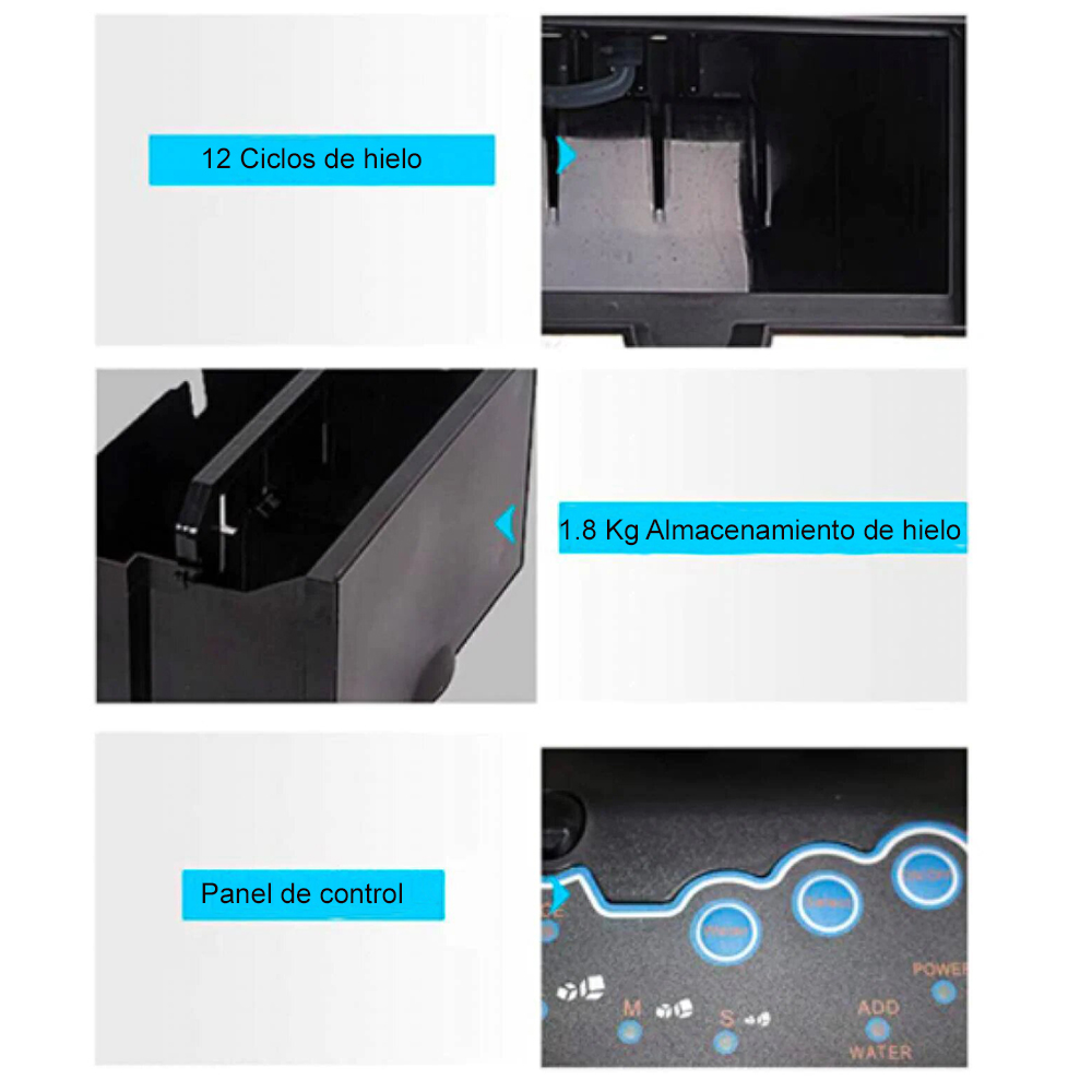 Máquina De Hielo Para Garrafón Desde 15kg Hasta 25kg X Dia