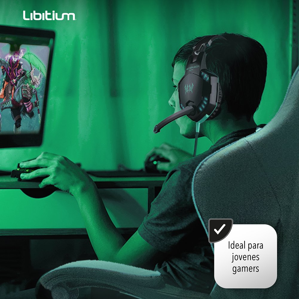 Silla Gamer Libitium Gaming Consola Pc Ergonomica Reclinable Verde