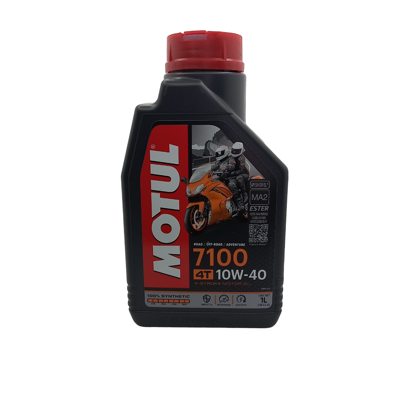 Aceite Motul 7100 SAE10W-40 Sintetico