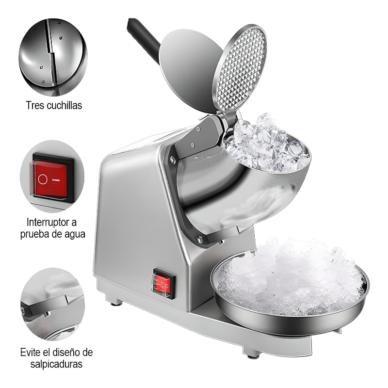 Maquina Raspados Hielo Rasuradora Triturador Hielo Nieve