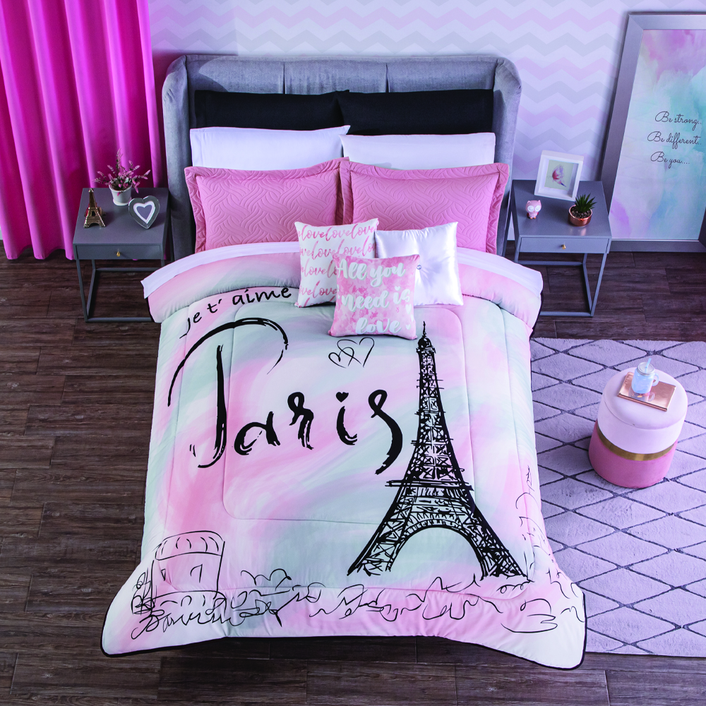 Edredón Lavable París Amour Matrimonial