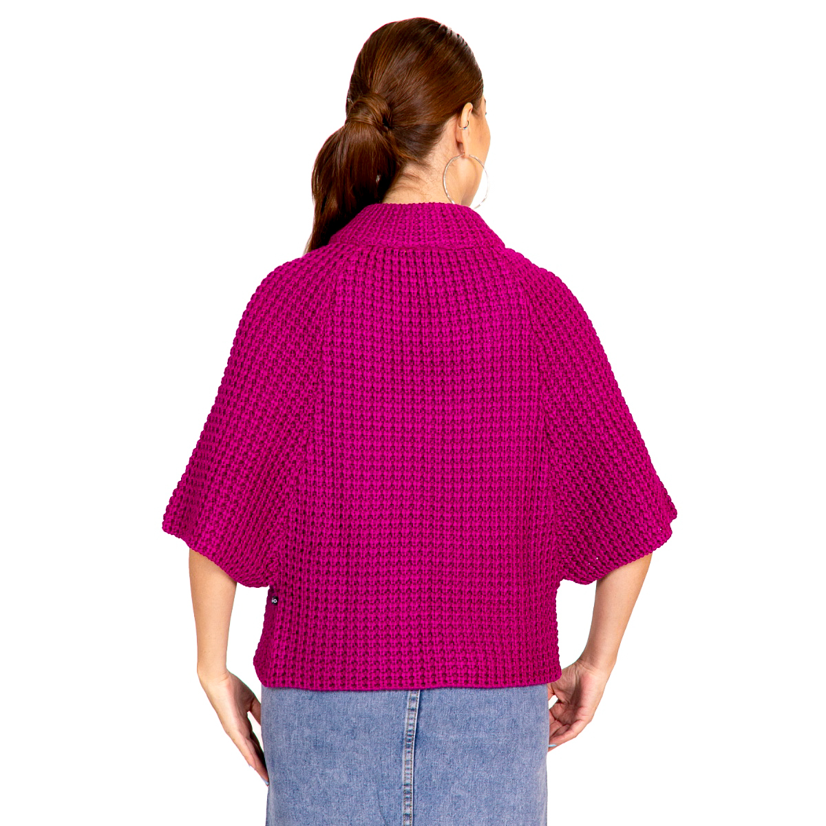 Saco Capa En Tejido Para Mujer *017-Lila