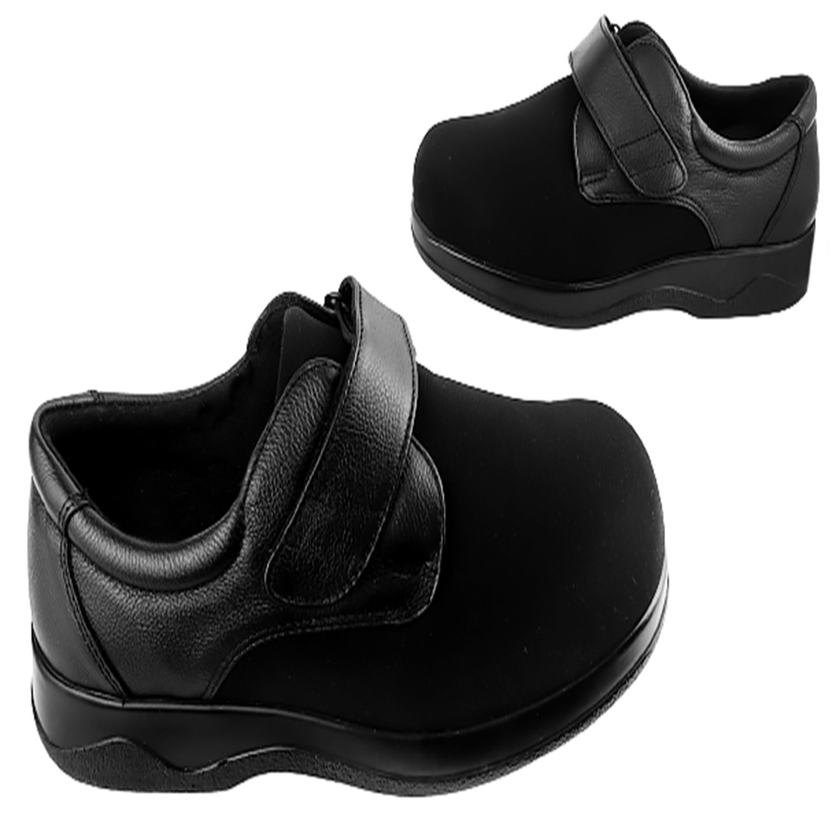 AZMAHT Zapatillas para Diabéticos para Hombres Zapatos de Osteoartritis  Calzado para Fascitis Plantar Zapatos Especiales para Juanetes Zapatillas  Cómodas Ancho Especial,Black Gray,39 EU : : Moda